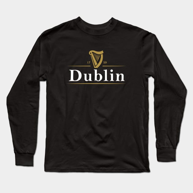 Dublin Irish Drink Long Sleeve T-Shirt by The Gift Hub